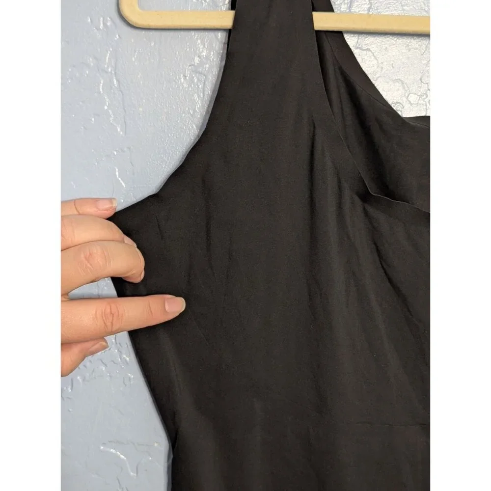 Spanx Womens Black Mid-Thigh Body Shaper 1X Compression Tank-Style Smooths Tummy - Picture 4 of 13